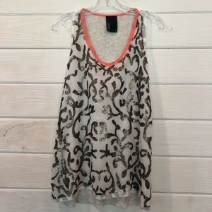 💕 Dolan Sequin Sleeveless Tank Top